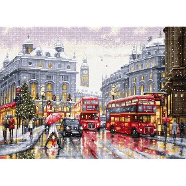 Korsstygnsset Luca-S - London 44,5x32 cm