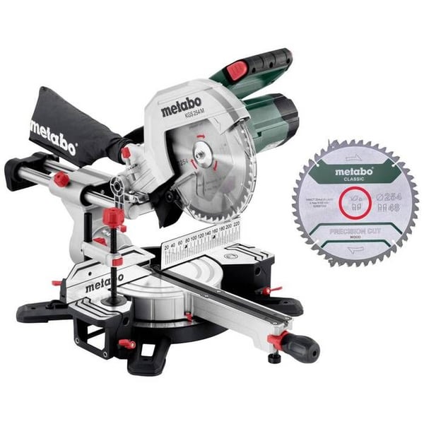 Metabo 613254900 Geringssåg 254 mm 30 mm 1450 W
