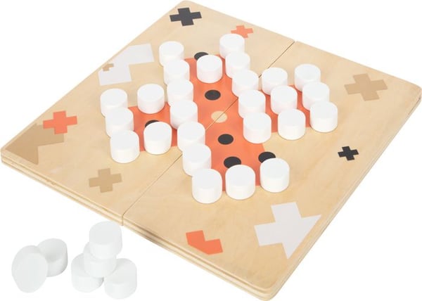 Laudat ja pelit - Small foot company - Mylly ja Solitaire Gold Edition - Luonnonpuu - 2 in 1 - Sekä pojille että tytöille