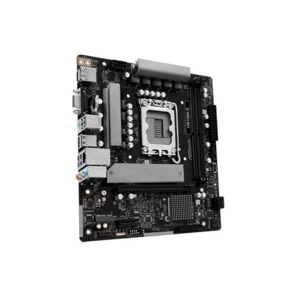 Moderkort - ASRock - H810M-X - LGA1851 - Micro ATX - 6+1 strömfaser