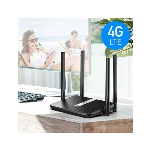 Wi-Fi-router med inbyggd LTE-modem - cudy LT500 - 5 GHz - 150 MBit/s - 1200 MBit/s