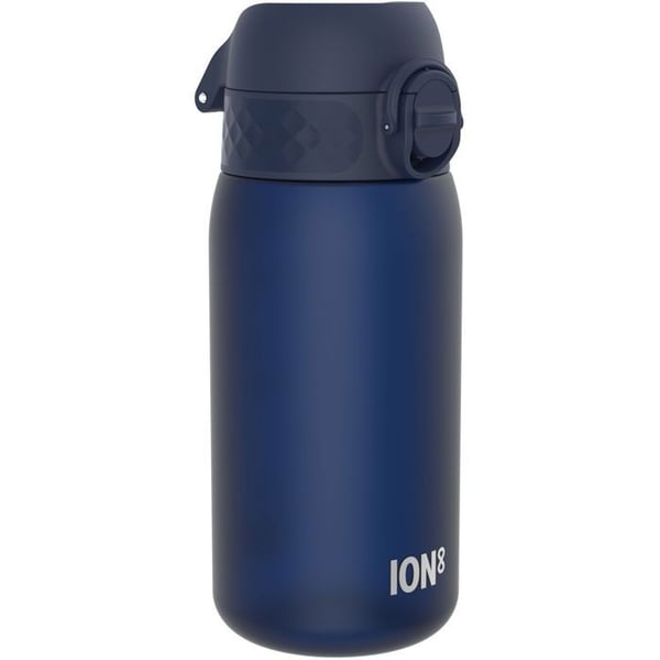 Flaska - ION8 - Marinblå - 350 ml - Utan BPA - Öppning med en hand - Perfekt för vandring