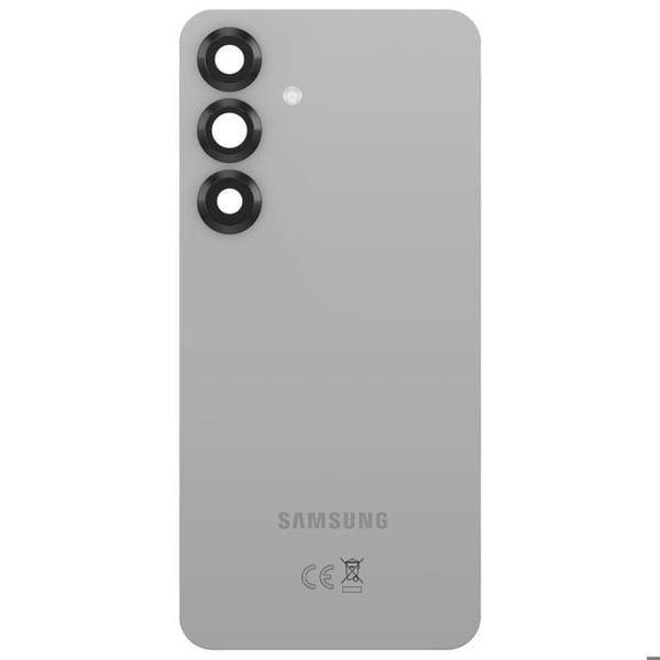 Batteri Cache - SAMSUNG - Galaxy S25 - Silver - Förapplikad Klister - Integrerad Optisk Block