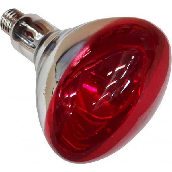 Infraröd lampa för hund - PHILIPS - 250W - Förstärkt glas - Stänksäker - Röd