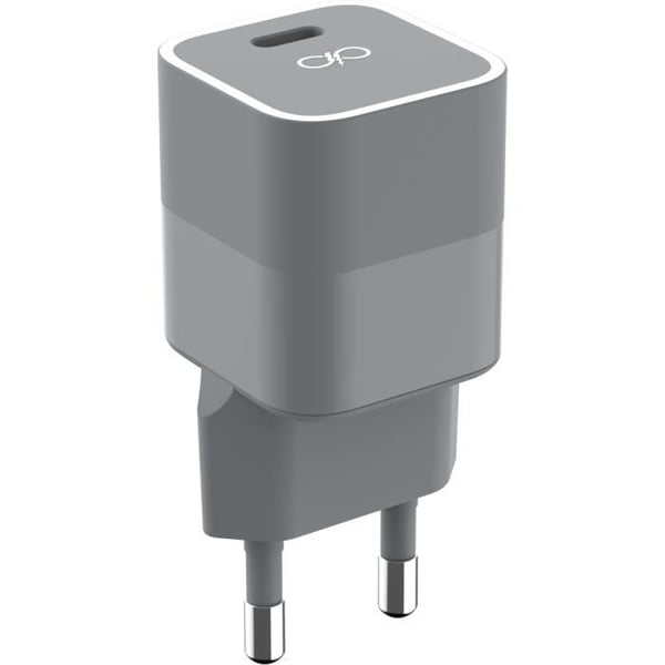 Hemladdare 25W Power Delivery Livstidsgaranti Grå - 100 % återvunnen plast Force Power