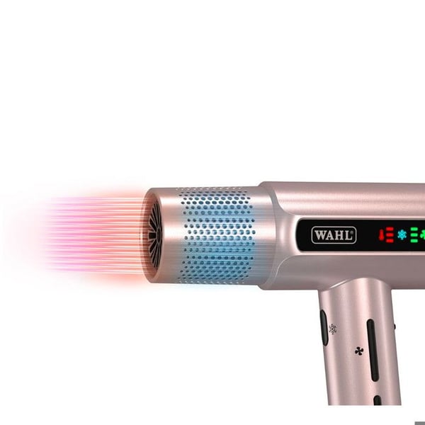 Hiustenkuivain - Wahl - Vanquish T-Shape - 1600W - 4 lämpötilatasoa - Vaaleanpunainen