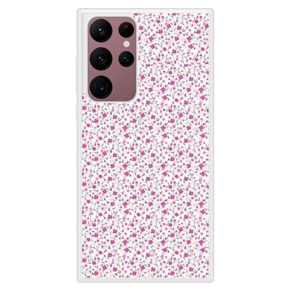 Coque i förstärkt silikon med tryck, kompatibel med Samsung Galaxy S22 Ultra Liberty sauvage
