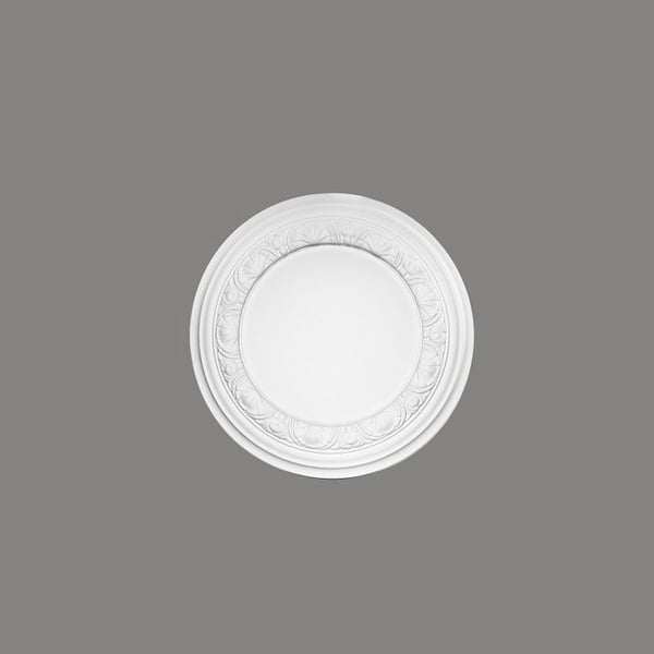 Mardom Rosace Dôme de plafond B3014 Profoam 320 x 40 x 320 mm Vit Rosace de plafond rund