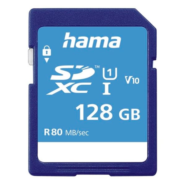 SDXC-kort 128GB CL.10 UHS-I 80MB, förpackning FIN