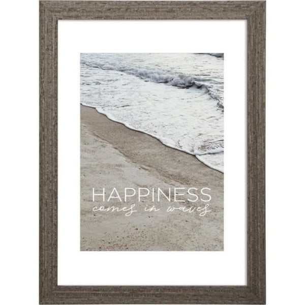 Ram för foto - Hama - Vågor - MDF - Glas - 10 x 15 cm - Gråbrun - Rektangulär