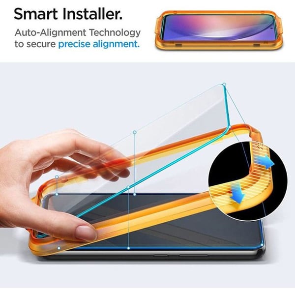 Hærdet Glas - Spigen - Alm Glass FC - 2-Pak - 0,3 mm - Hårdhed 9H - Samsung Galaxy A54 5G