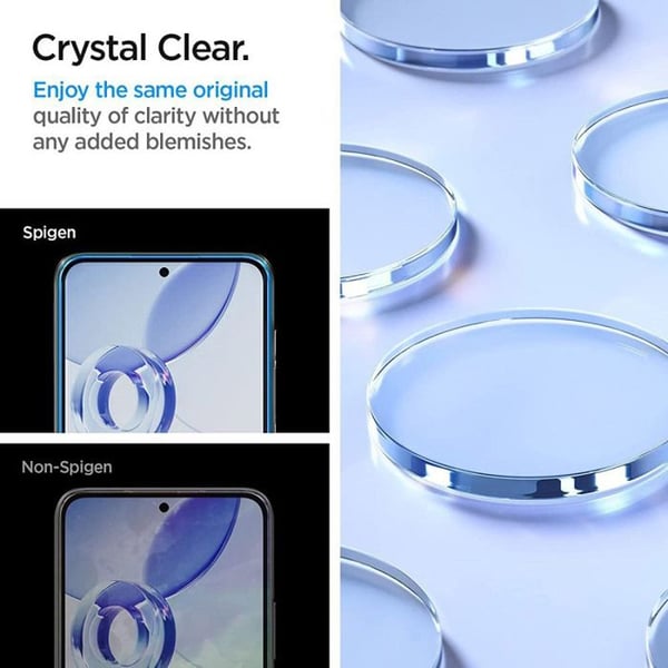 Hærdet Glas - Spigen - Alm Glass FC - 2-Pak - 0,3 mm - Hårdhed 9H - Samsung Galaxy A54 5G