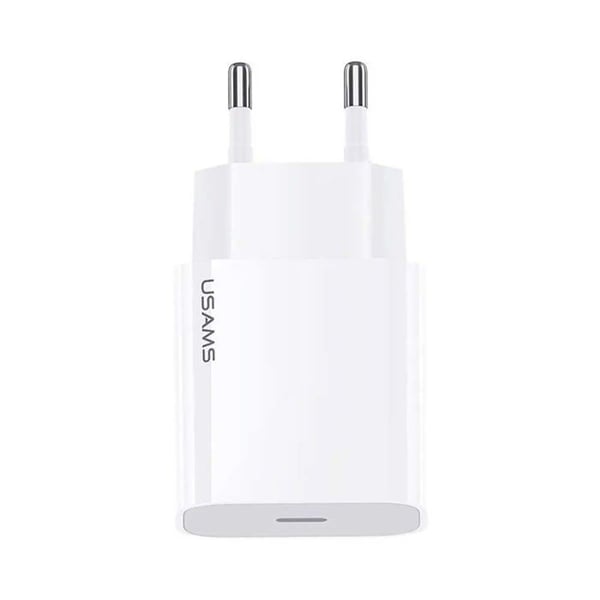 USB-C Laddare - USAMS - 20W - Power Delivery 3.0 - Ultra Snabb - Kompakt