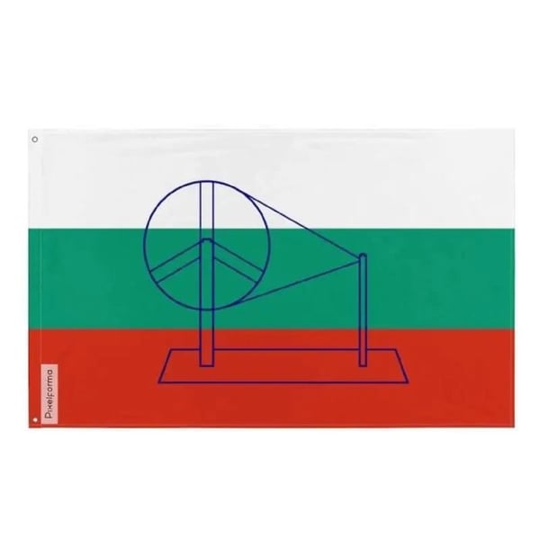 India icke officiella flagga från 1921 – 160 x 240 cm – Polyester – Järnöglor – Motståndskraftig