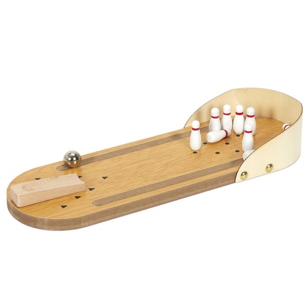 Kontorspel "Bowling" 30cm Brun