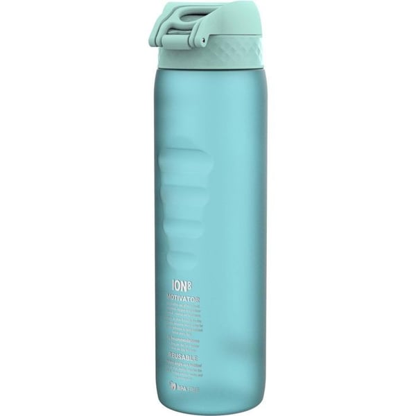 Gourde - ION8 - Motivator - 1,2 L - Blå - Plast - Vattentålig