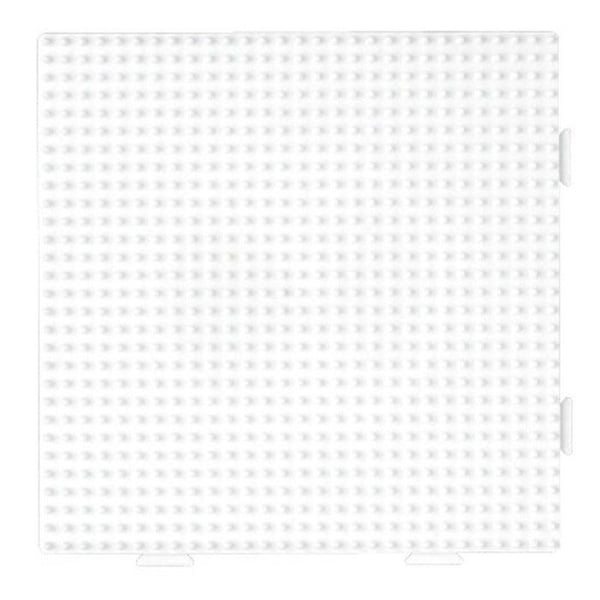 Hama - Fyrkantiga plattor X 4 (Stora) för standardpärlor (Ø5 mm)