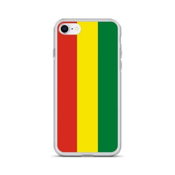 Telefonfodral - PIXELFORMA - Bolivias flagga - Kompatibel med iPhone 7 Plus - Flexibel - Stöttålig
