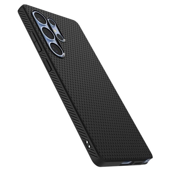 Cover - SPIGEN - Samsung S25 Ultra - Mat Sort - Stødabsorberende - Ergonomisk