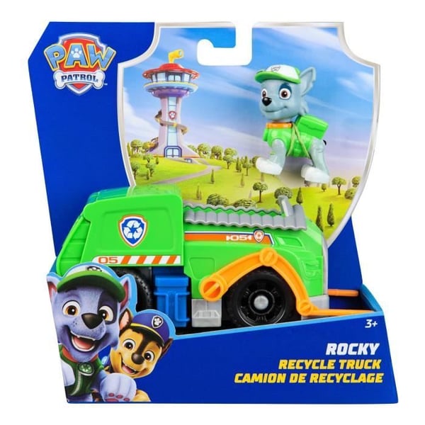 SPIN MASTER VEHICLE + ROCKY FIGURINE Paw Patrol