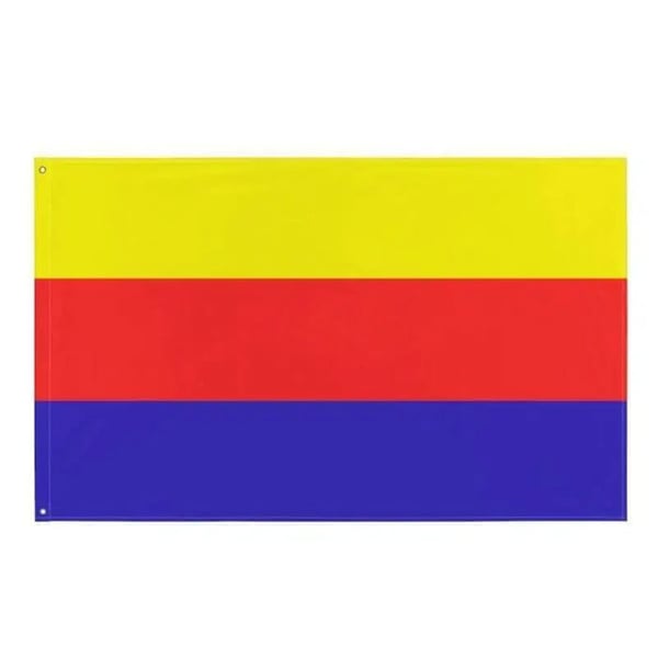Curuzú Cuatiá Flagga – 60 x 90 cm – Motståndskraftig Polyester – 2 Metallöglor – Inomhus / Utomhus – Pixelforma