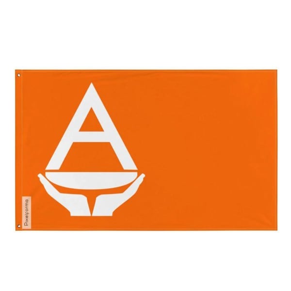 Antarktis flagga Förslag av Whitney Smith – 128 x 192 cm – Polyester – Metallöglor – Hållbar