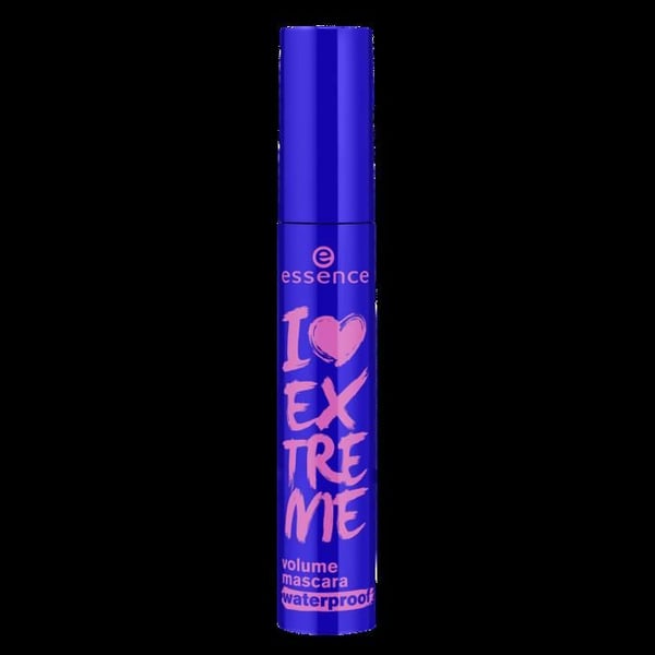 Mascara - ESSENCE - JAG ÄLSKAR EXTREM VOLYM - Vattentålig - Färg Svart - Exceptionell Volym