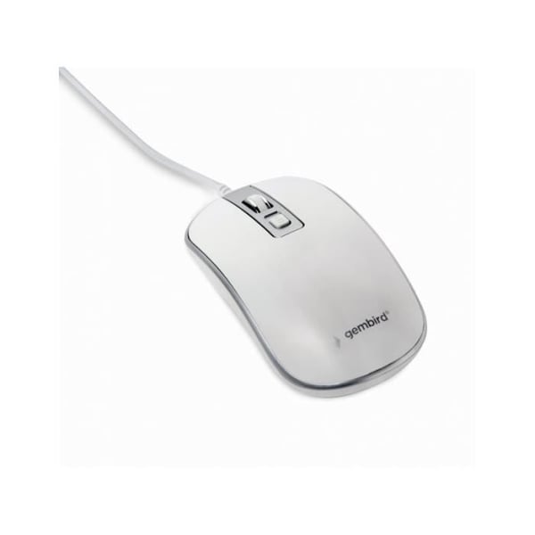 Optisk mus - Gembird - MUS-4B-06-WS - Trådad - USB - 3 knappar