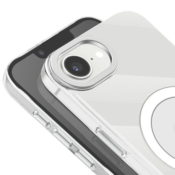 Skydd för iPhone 16e - Decoded - MagSafe - Rep-resistant - Transparent svart