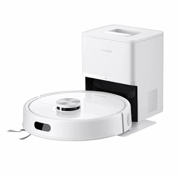 Robotdammsugare - ROBOROCK - Q7 BF+ - Vit - Automatisk tömning - 8,000 Pa