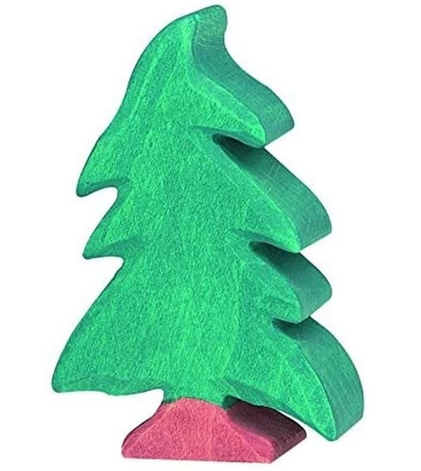 Träfigur - HOLZTIGER - 80221 - Gran - Liten - Handgjord - Mått 12x2,3x15 cm