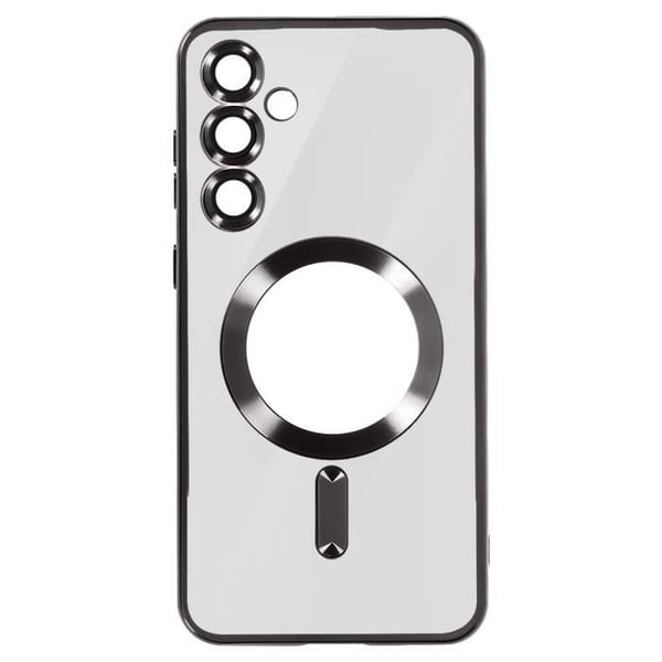 MagSafe-skal - AVIZAR - Samsung Galaxy S24 Plus - Mjuk silikon - Kromad kant - Elegant