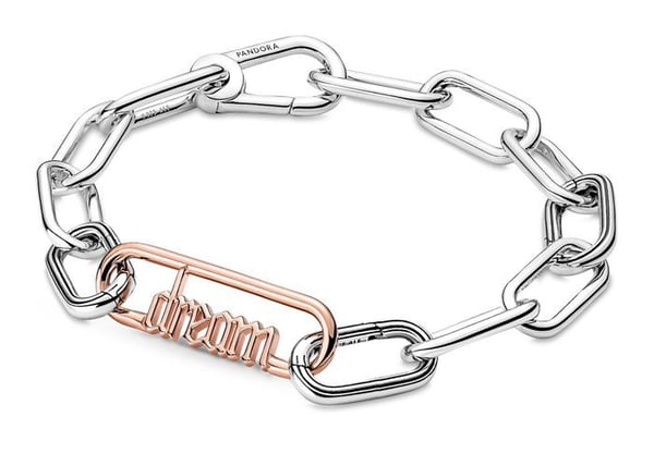 Charm - Pandora - 789687C00 - Silver - Roséguld - Rose