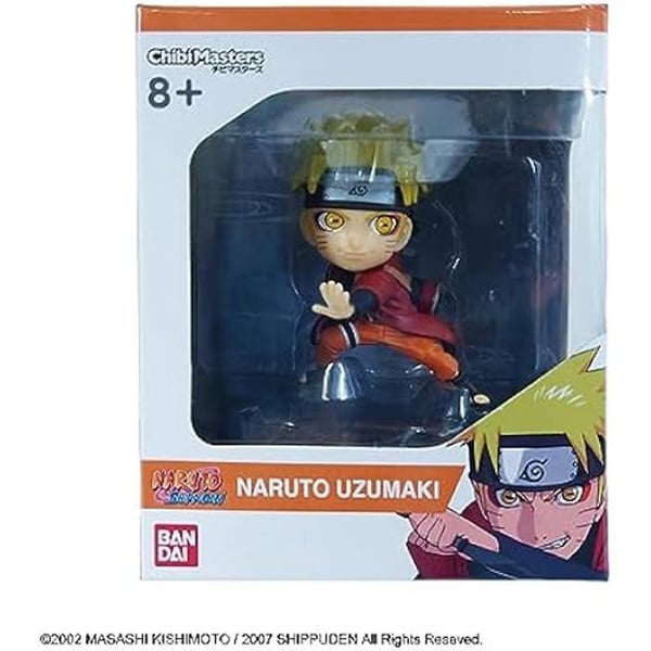 Figur föremål - BANDAI - VE63383 - Naruto Uzumaki - 8 cm - Kawaii - Flera färger