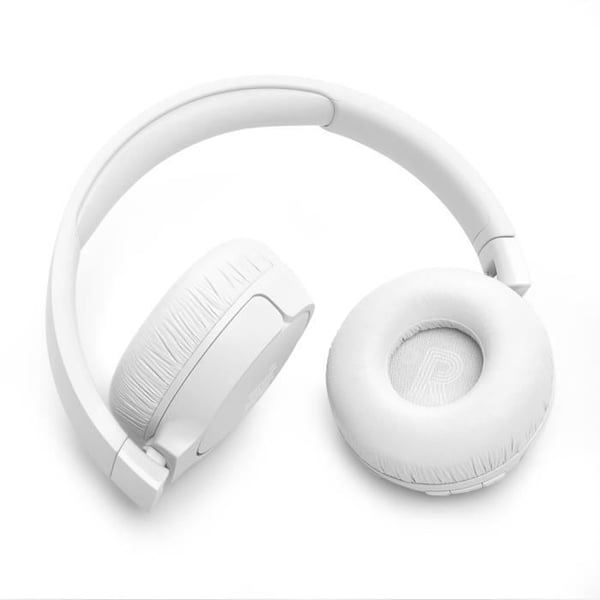 Trådlösa över-ear-hörlurar JBL Tune 670NC - Brusreducering - Pure Bass - Bluetooth 5.3 - 70h batteritid - Vit
