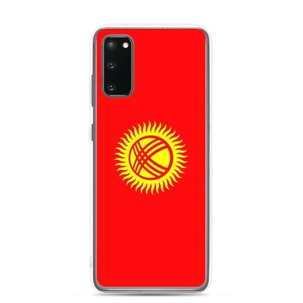 Telefonskal – Kirgizistans flagga – Kompatibel med Samsung Galaxy S23 Ultra – Flexibelt skal – Slitstarkt och Stötsäkert – Pixelforma