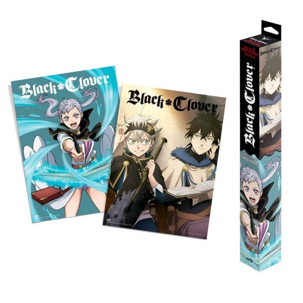 Sätt Mini-affischer Black Clover