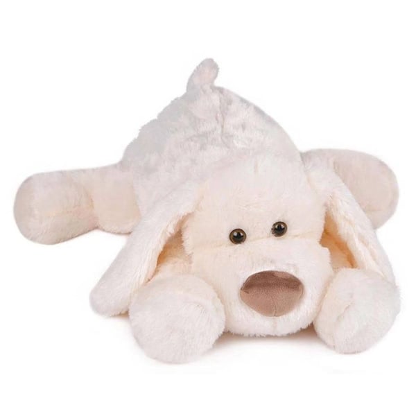 Cookie Dog Plyschleksak - Bear Story - 50 cm - Vit - Plyschleksak