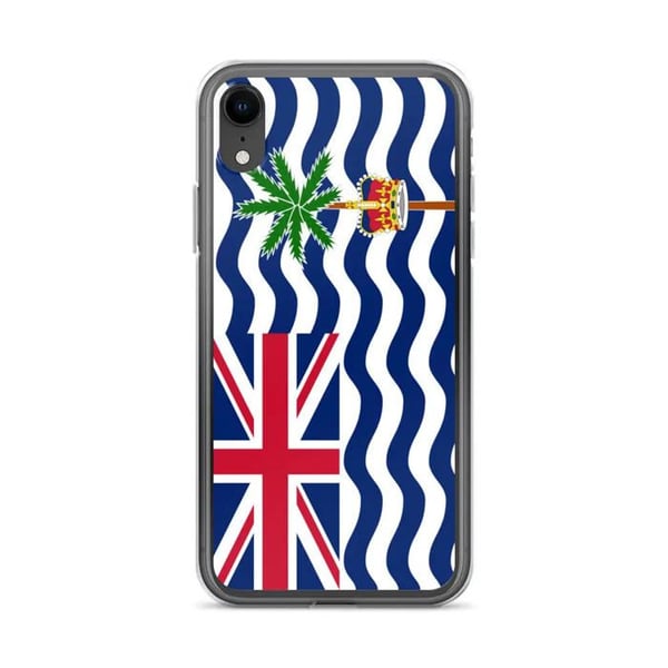 Mobilskal med flagga för Brittiska territoriet i Indiska oceanen - iPhone XR