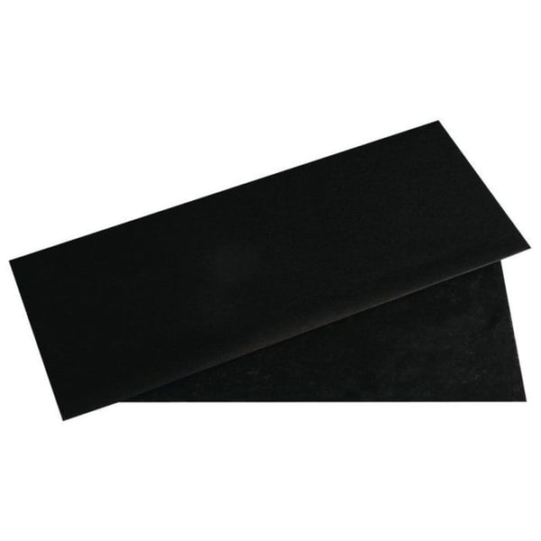 Mjukpapper, ljusäkta, svart, 50x75cm, 17g/m², färgbeständigt, 5 ark