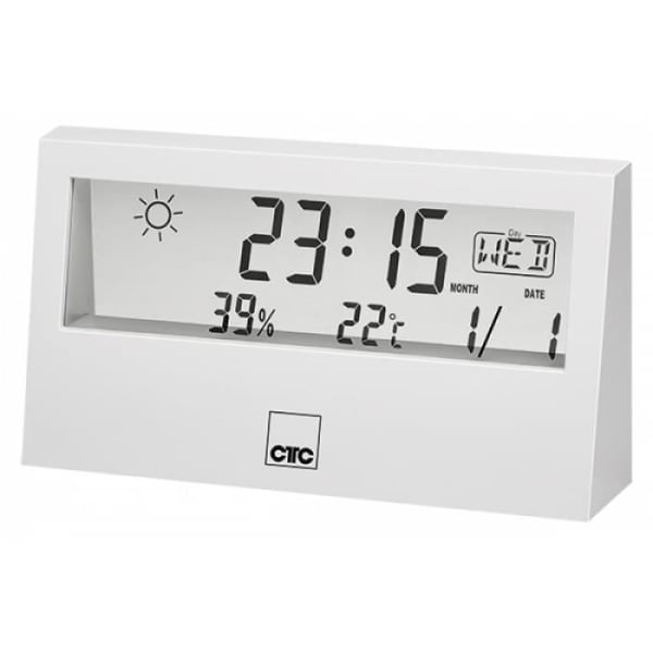 CTC väderstation klockfunktion WSU 7022 Vit