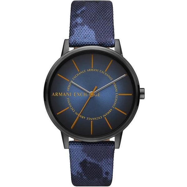 Klocka - ARMANI EXCHANGE - AX2750 - Blå - Armband i r-pet - Vattentålighet 5 ATM
