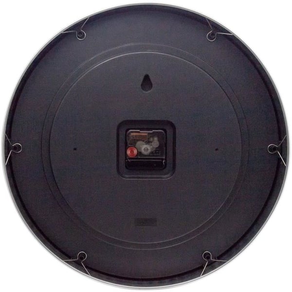Väggklocka - NeXtime - 2 sekunder - Ø 40 cm - Metall - Vit