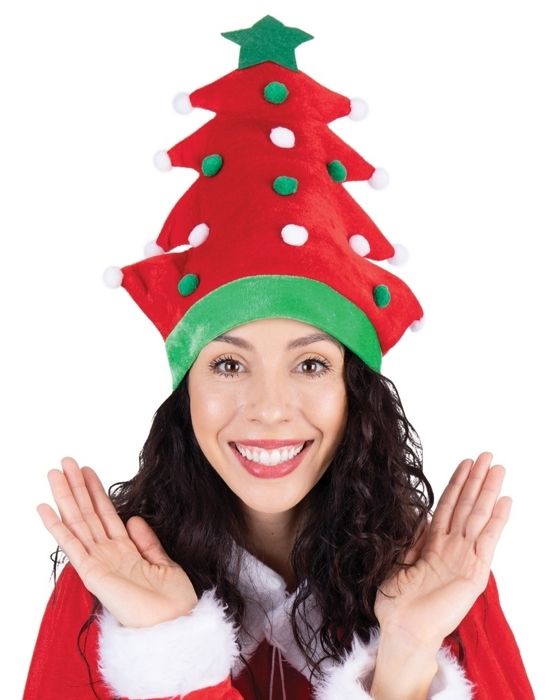 Huva - PTIT CLOWN - Julgran - Sammetstyg - Unisex - One size adult