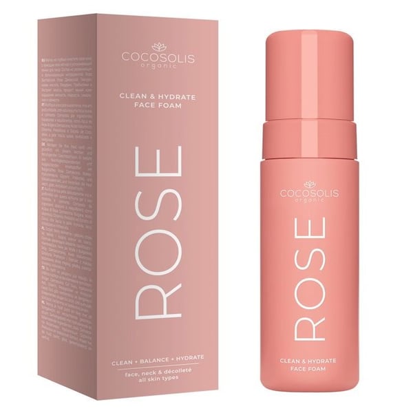 Cocosolis Rose Moisturizing Cleansing Foam Face Neck Décolleté 150 ml