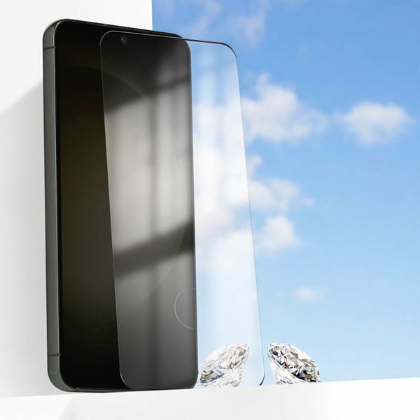 Skyddsglas - Samsung - S23 - Anti-explosion - Hårdhet 9H - Svart kant