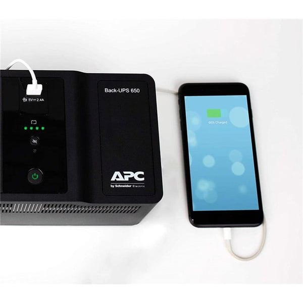 Inverter - APC - BE650G2-GR - 400W - 8 uttag - Grå
