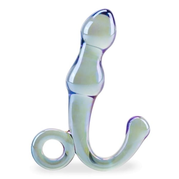 Gold Master Glass Analvibrator Prostatastimulator - Lila