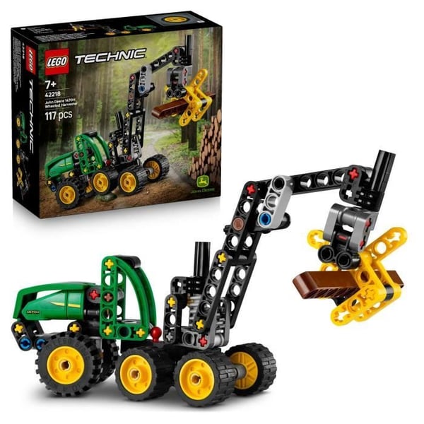 LEGO Technic 42218 John Deere 1470H Avverkare - Konstruktionsleksak från 7 år - Present