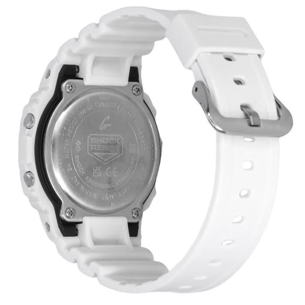 Casio Watch - Herr - DW-B5600SF-7ER - Vit - Kvarts - Vattentät 20 Atm - Plastarmband - Rektangulärt